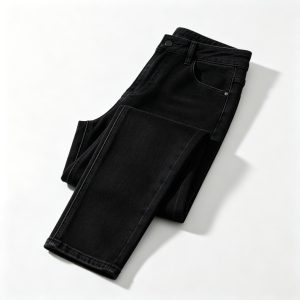 Black Straight Leg Jeans