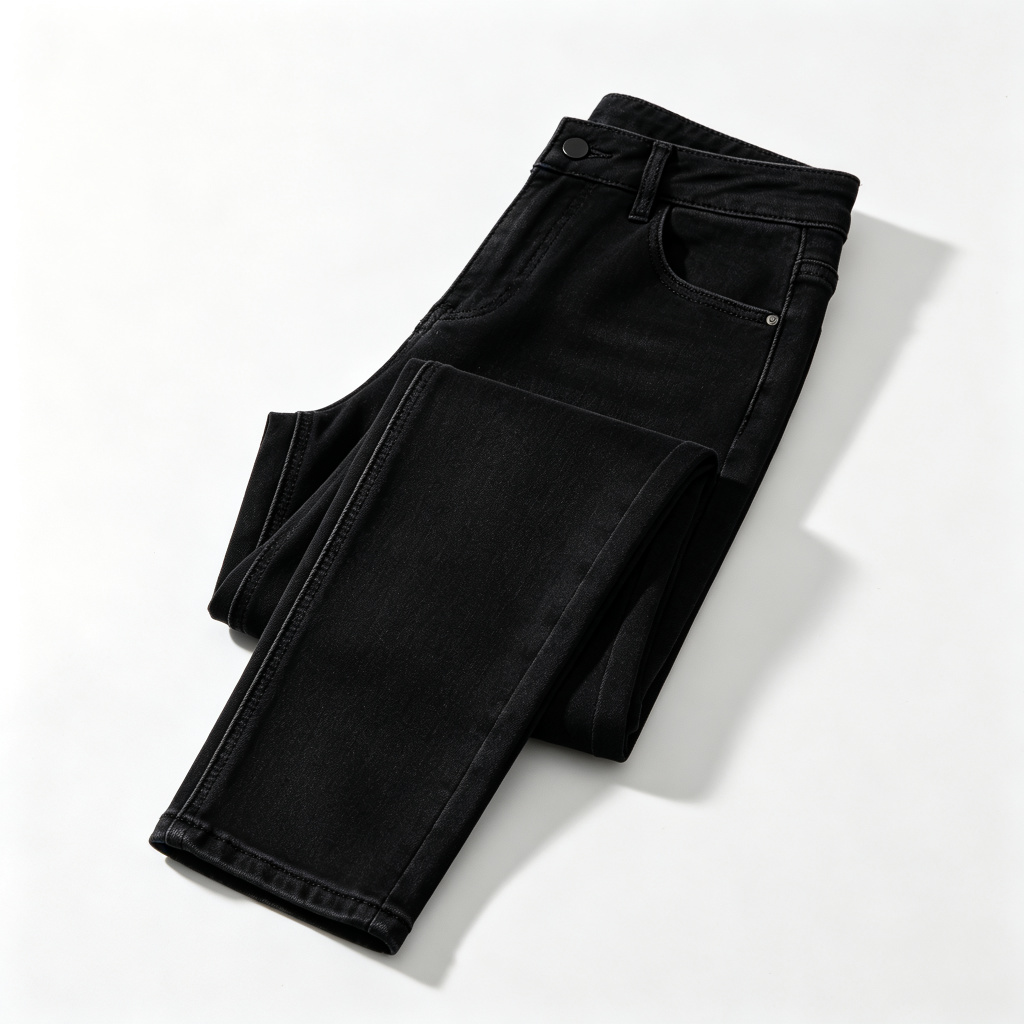 Black Straight Leg Jeans