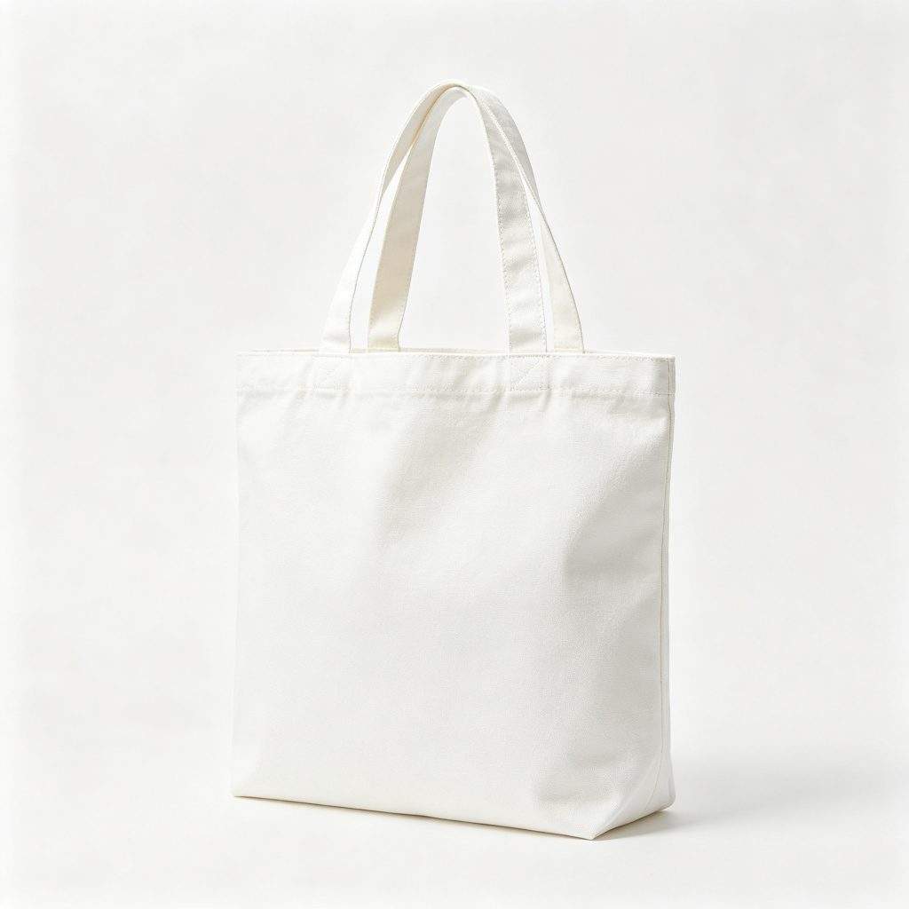 White Canvas Tote Bag