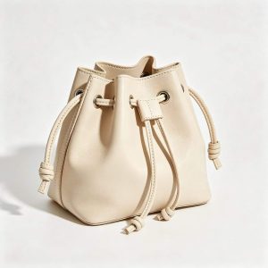 Beige Bucket Bag