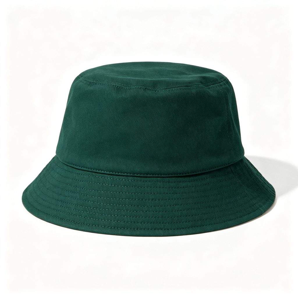 Dark Green Bucket Hat