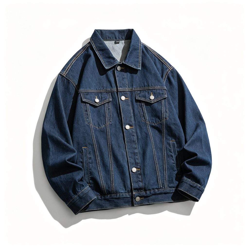 Navy Blue Denim Jacket
