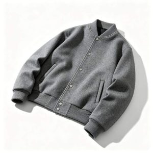 Gray Varsity Jacket