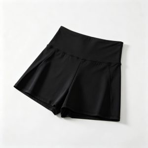 Black High Waist Athletic Skort