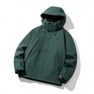 Dark Green Outdoor Shell Jacket
