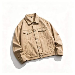 Khaki Denim Jacket