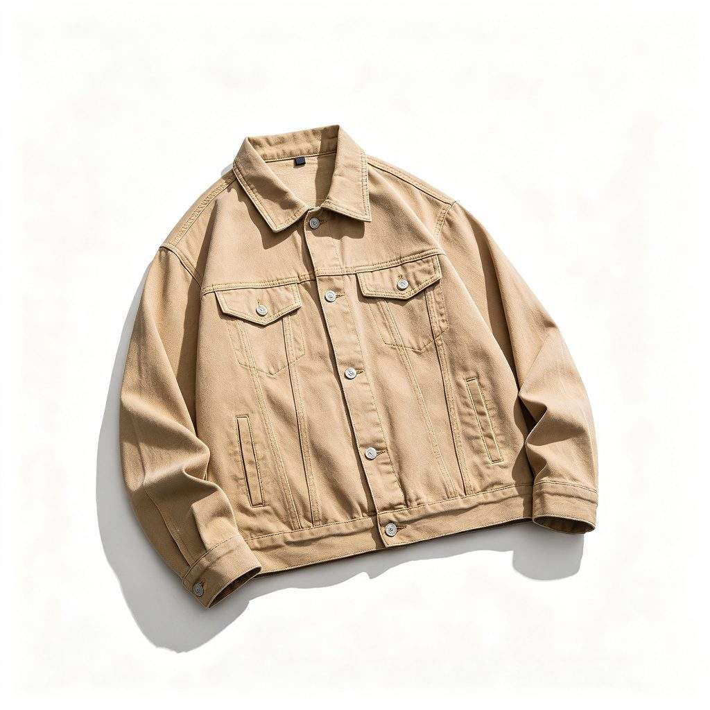 Khaki Denim Jacket