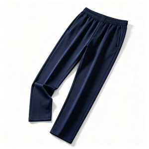Navy Blue Straight Leg Athletic Pants