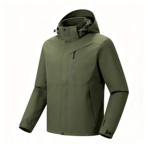Military Green Outdoor Shell Jacket