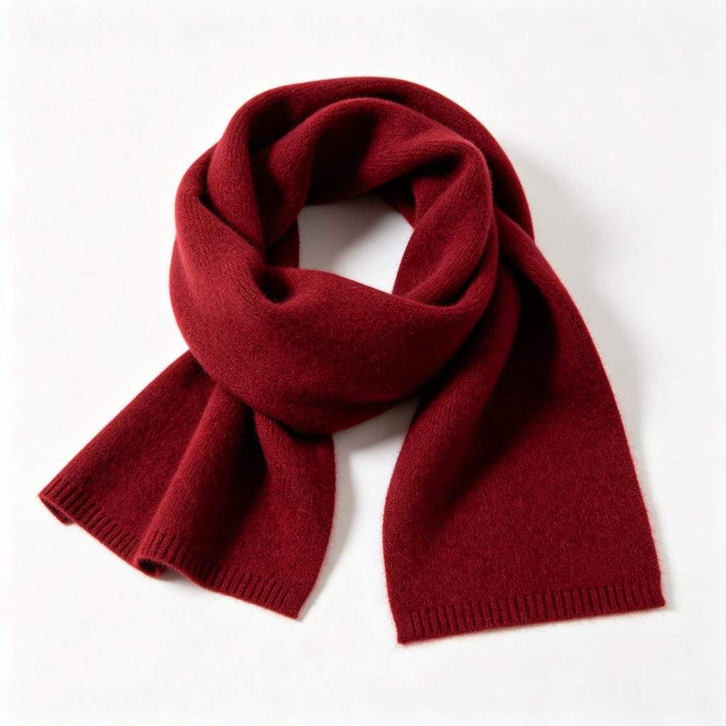 Burgundy Cashmere Scarf