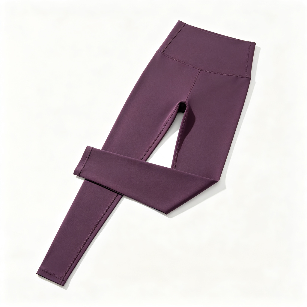 Deep Purple High Waist Yoga Leggings