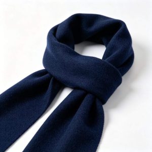 Navy Blue Cashmere Scarf