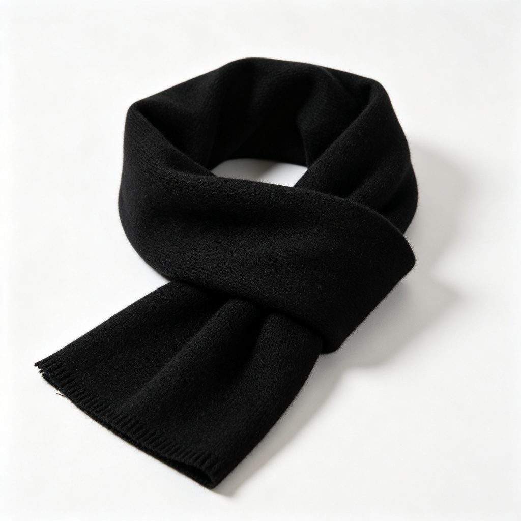 Black Cashmere Scarf