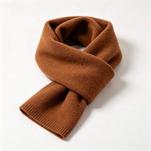 Brown Wool Scarf