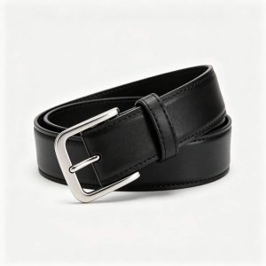 Black Genuine Leather Belt