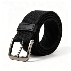 Black Canvas Belt