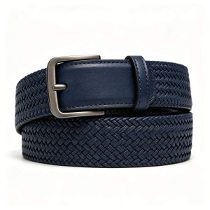 Navy Woven Belt
