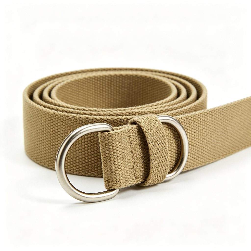 Khaki Canvas Belt