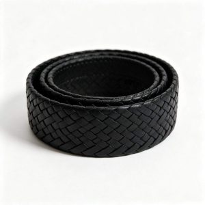 Black Woven Belt