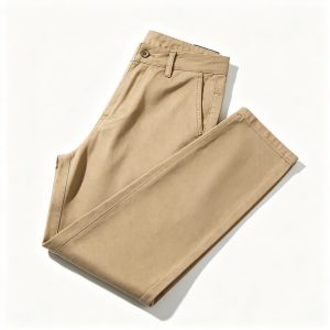 Khaki Straight Leg Chino Pants