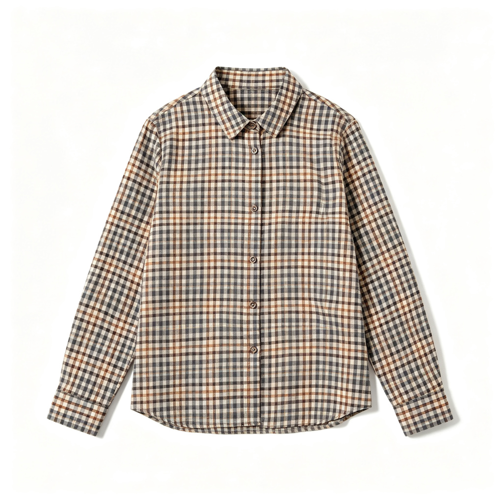 Plaid Long Sleeve Button Shirt