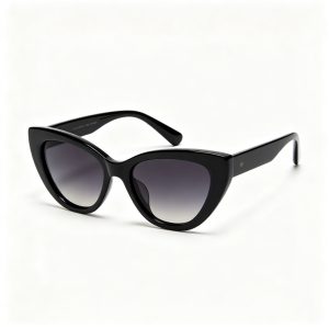 Black Oversized Cat Eye Sunglasses