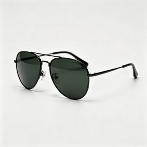 Black Classic Aviator Sunglasses