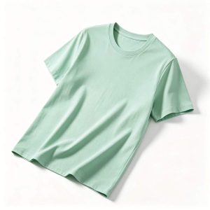 Mint Green Crew Neck Short-Sleeve T-Shirt