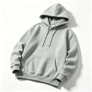 Light Gray Hooded Sweatshirt