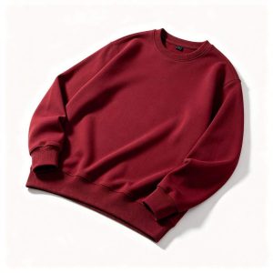 Burgundy Crew Neck Sweatshirt