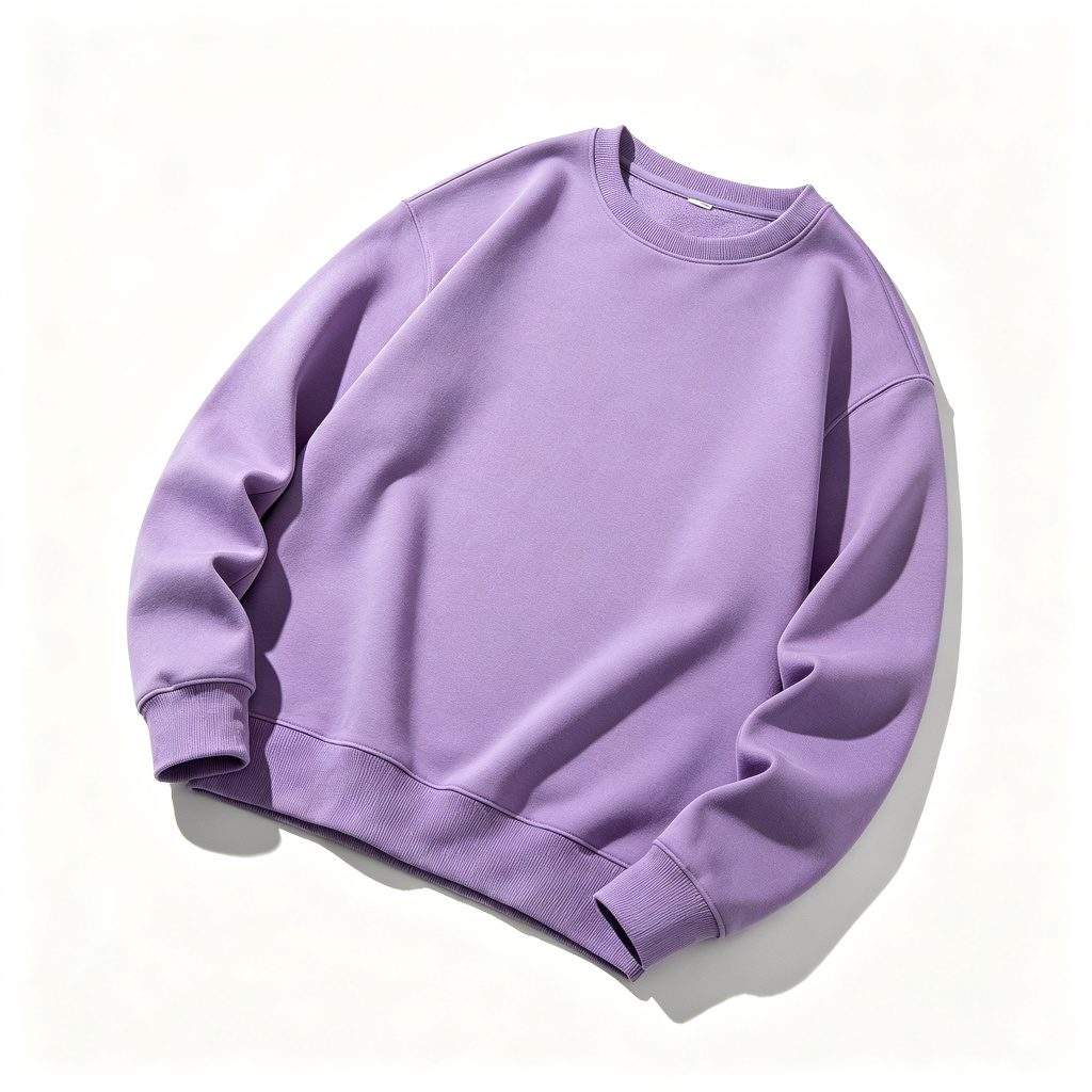 Purple Crew Neck Sweatshirt
