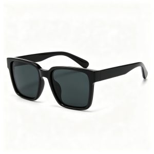 Black Square Polarized Sunglasses