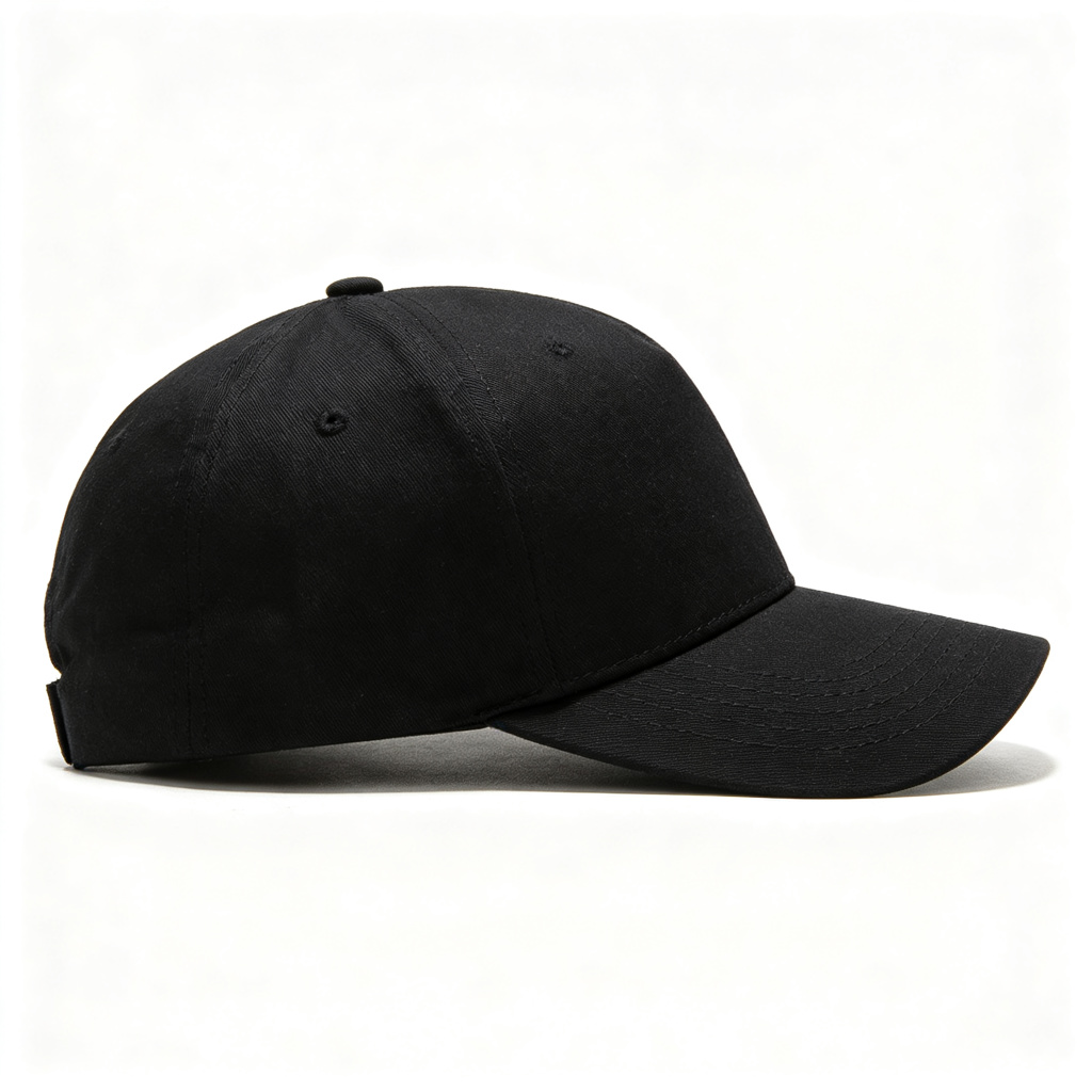 Black Classic Baseball Cap - Image 2