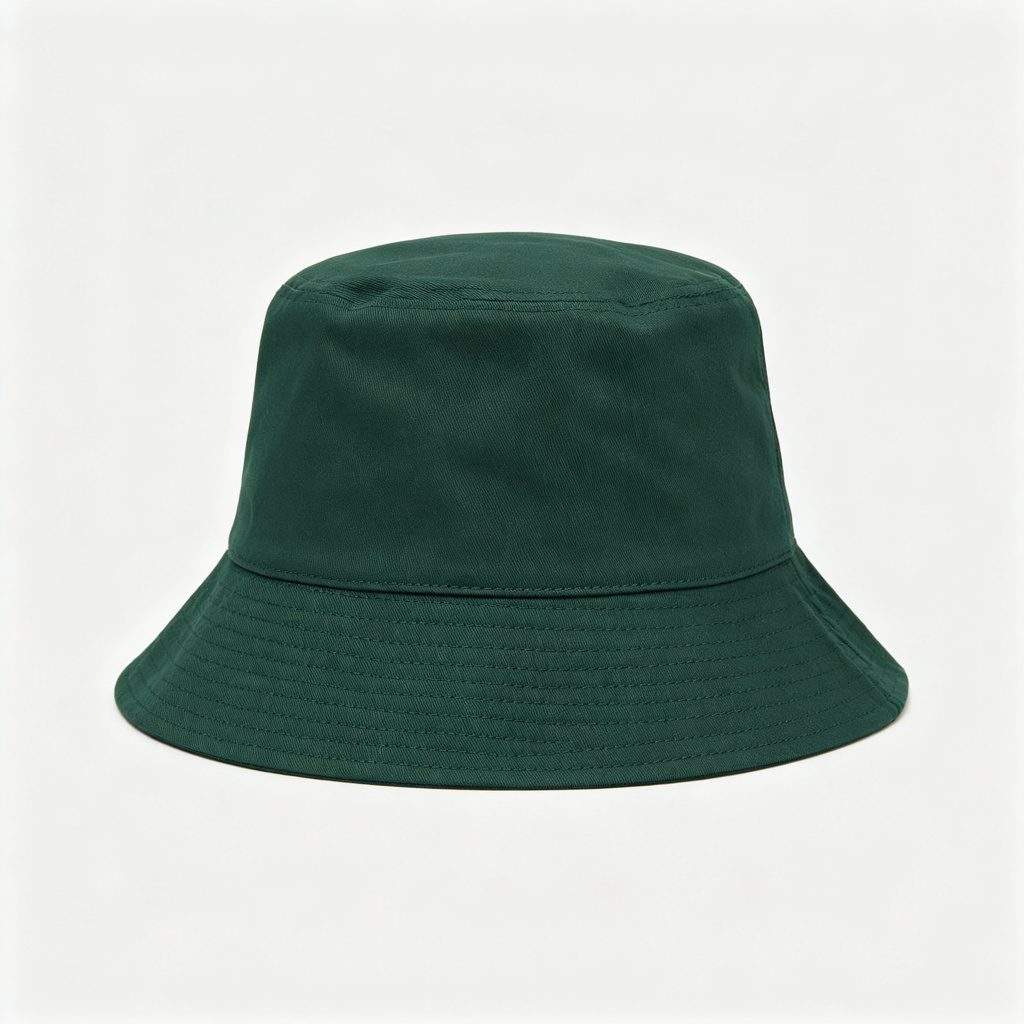 Dark Green Bucket Hat - Image 2