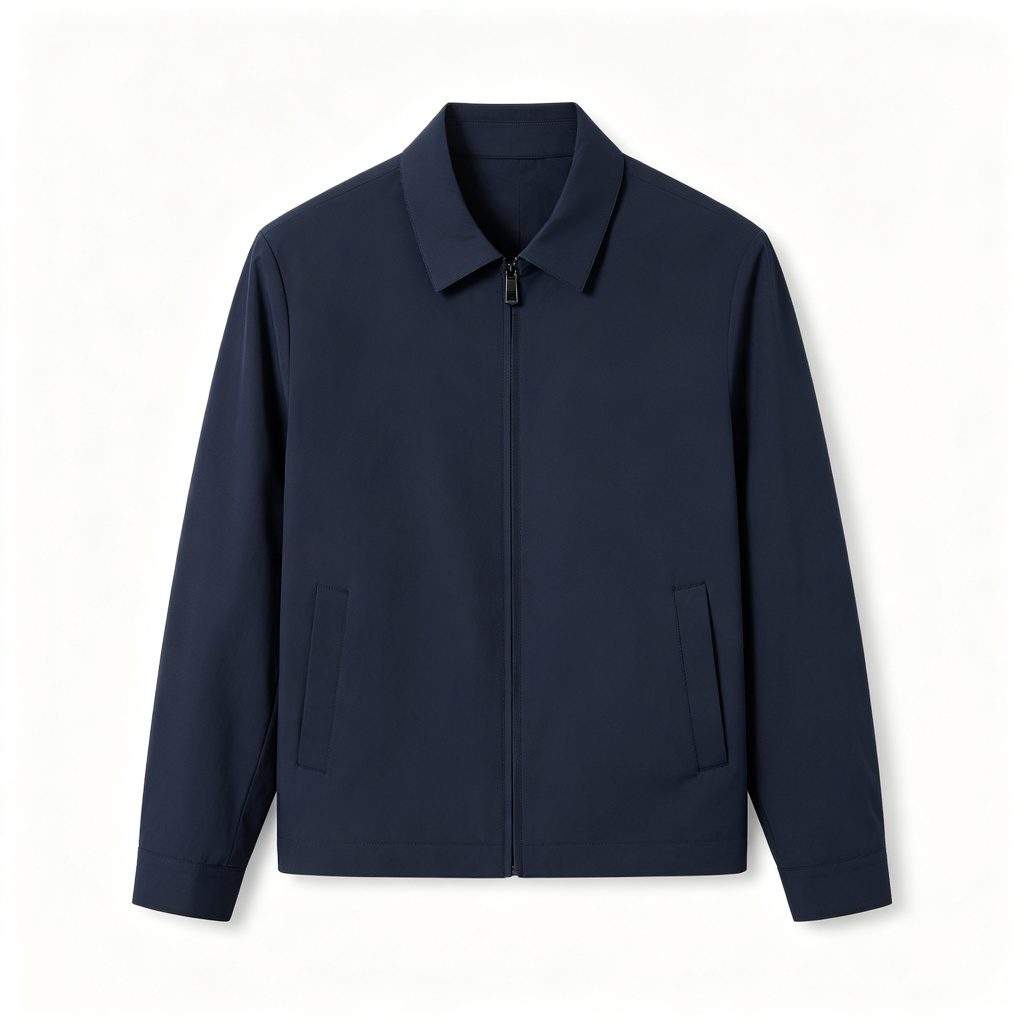 Navy Blue Casual Jacket - Image 2