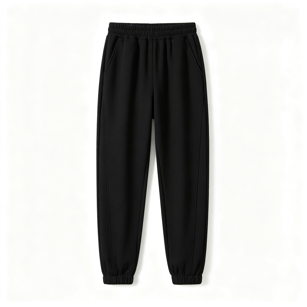 Black Jogger Sweatpants - Image 2