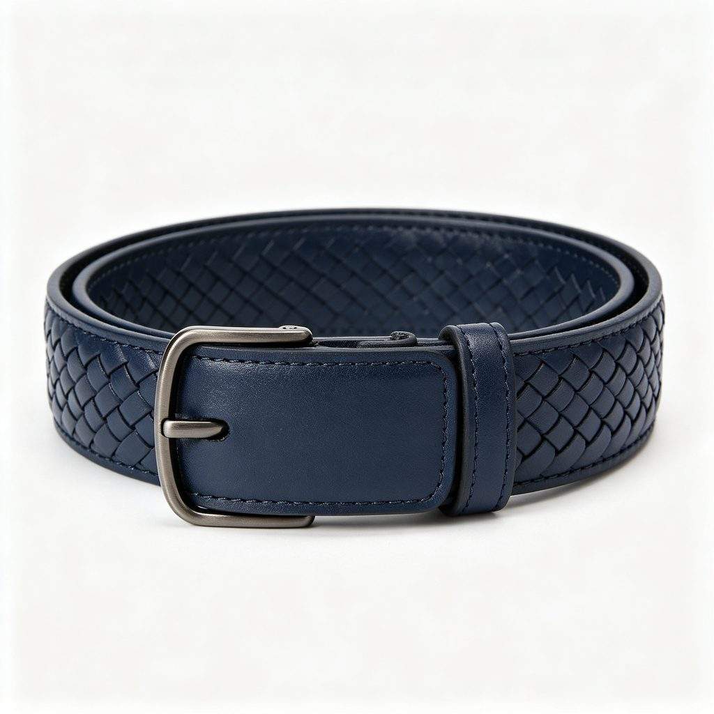 Navy Woven Belt - Image 2