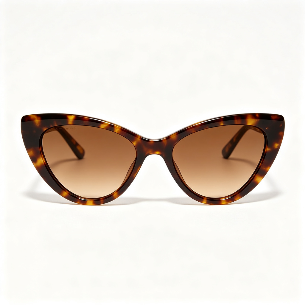 Tortoiseshell Cat Eye Sunglasses - Image 2