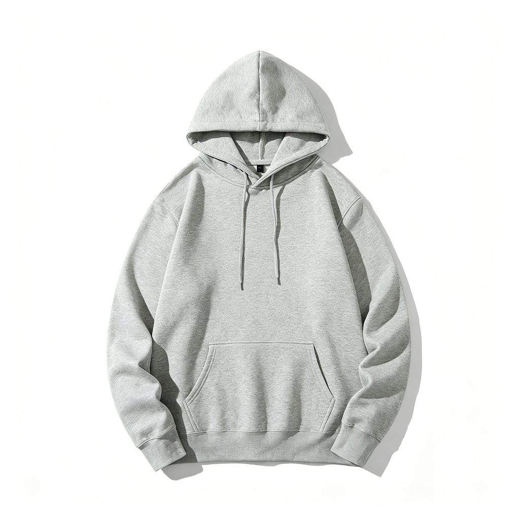Light Gray Hooded Sweatshirt - Image 2