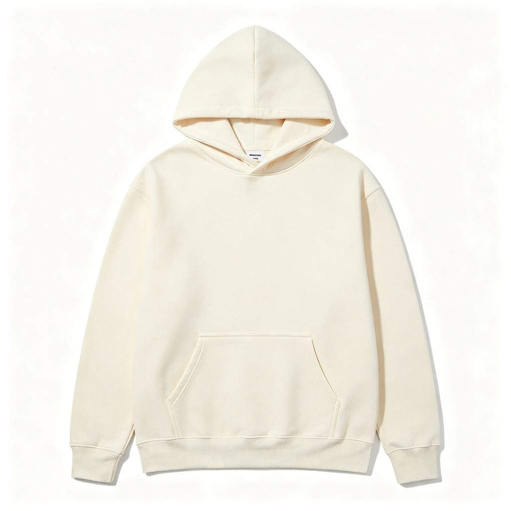 Off-White Hooded Sweatshirt - Image 2