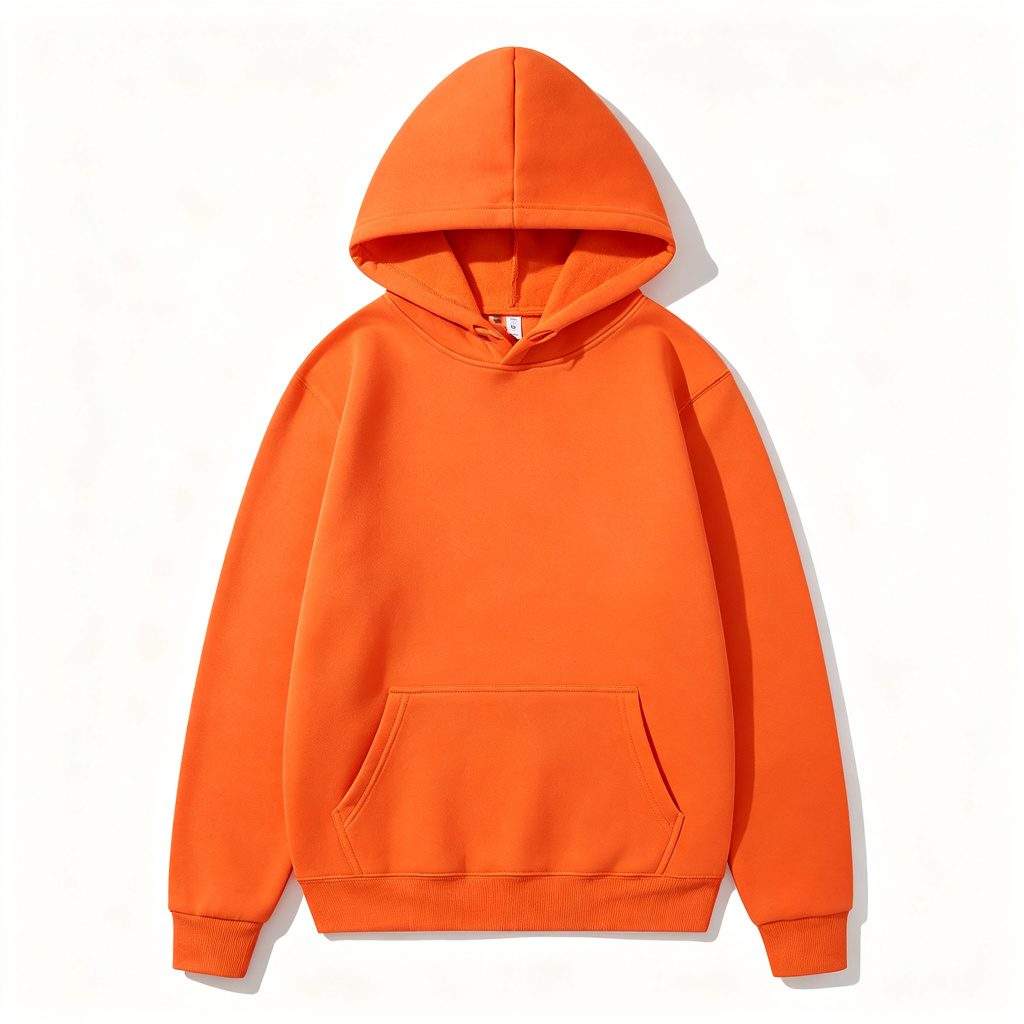 Orange Hooded Sweatshirt - Image 2