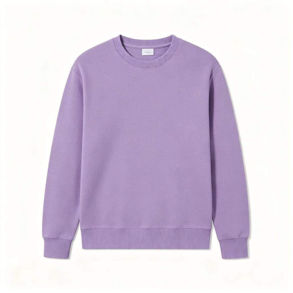 Purple Crew Neck Sweatshirt - Image 2