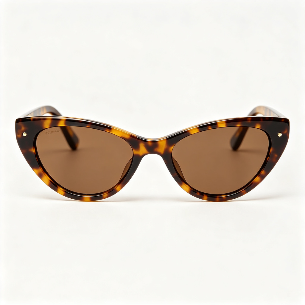 Tortoiseshell Cat Eye Sunglasses - Image 2
