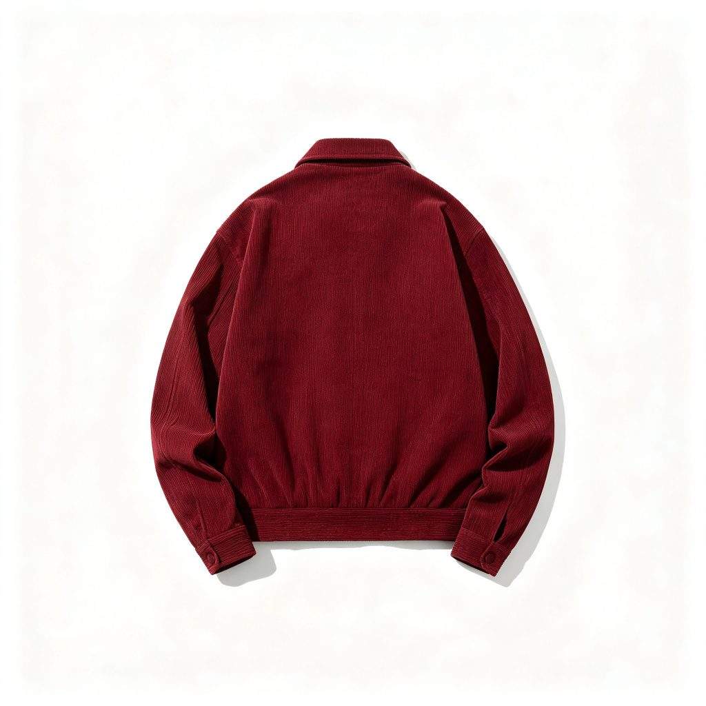 Burgundy Corduroy Jacket - Image 3