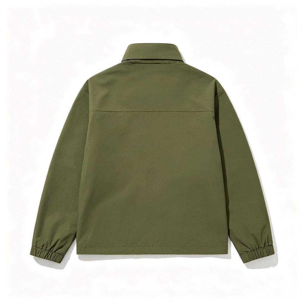 Military Green Outdoor Shell Jacket - Image 3