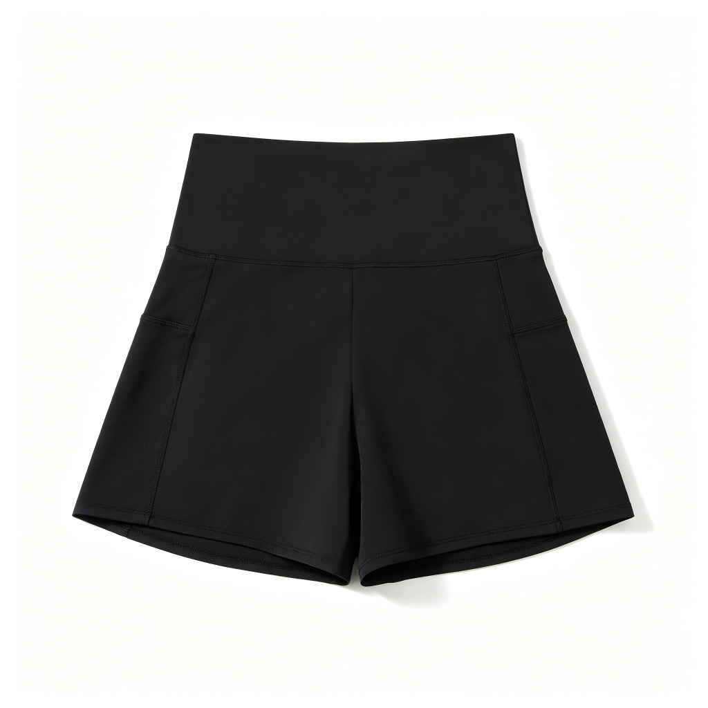 Black High Waist Athletic Skort - Image 3