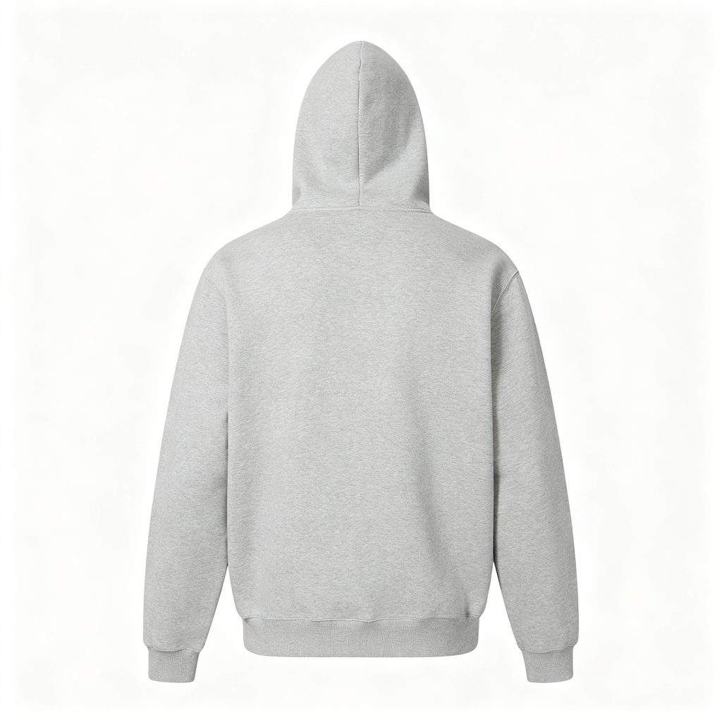 Light Gray Hooded Sweatshirt - Image 3