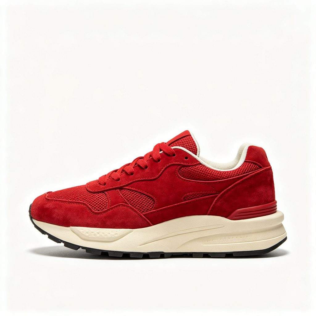 Red Retro Running Shoes - Image 3
