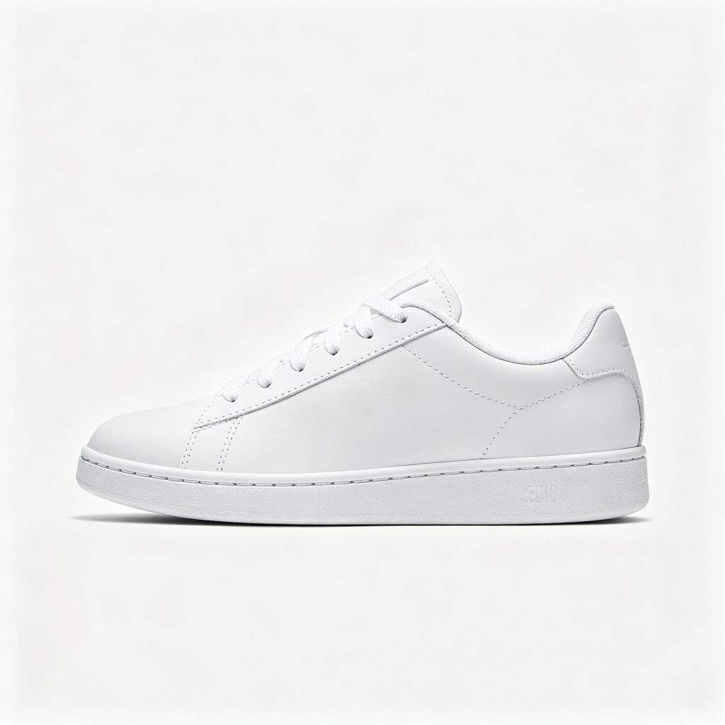 White Court Sneakers - Image 3