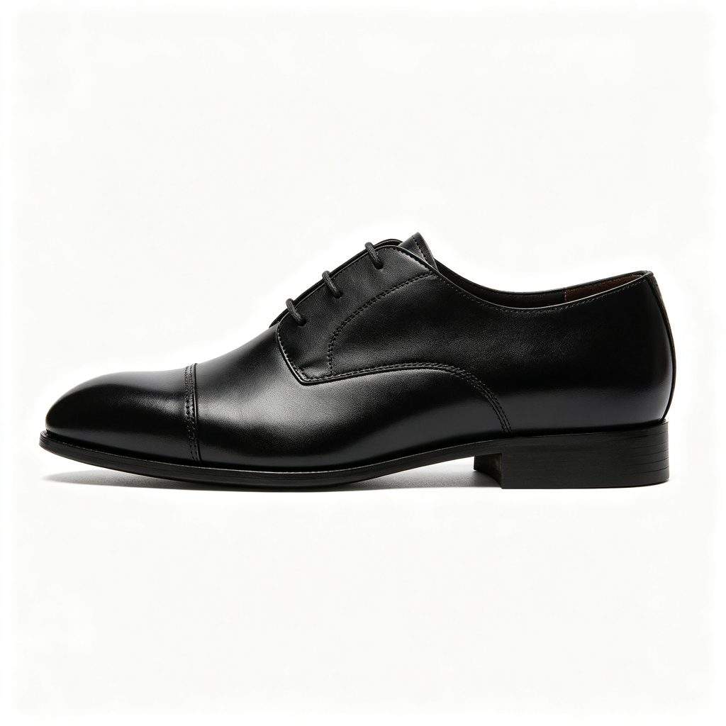 Black Formal Leather Shoes - Image 3